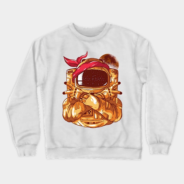 Astronaut Crewneck Sweatshirt by LR_Collections